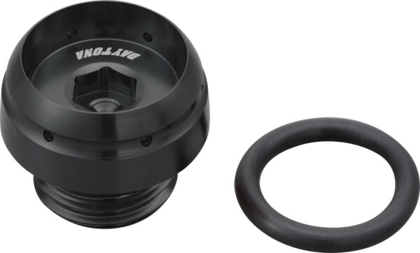 Öleinfüllstutzen Kugel M20 x p2,5 schwarz | Daytona Japan – Bild 2