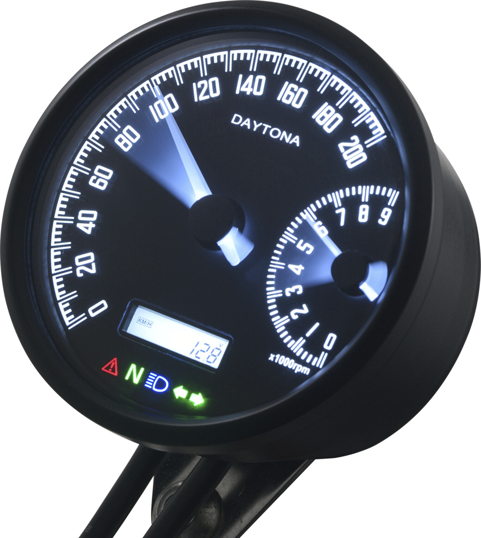 Velona-W Tachometer 200Km H & 9000Rpm, 80 mm | Daytona Japan – Bild 2