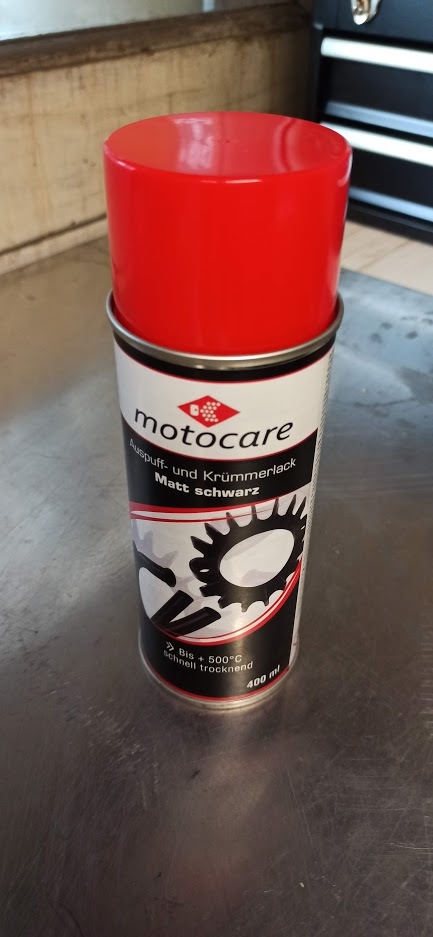 MOTOCARE Thermolack +500 Grad matt schwarz 400ml