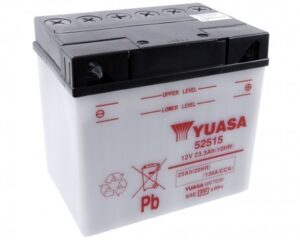 Batterie YUASA 525 15 trocken mit Säurepack