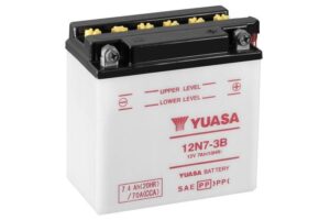 Batterie YUASA 12N7-3B trocken mit Säurepack