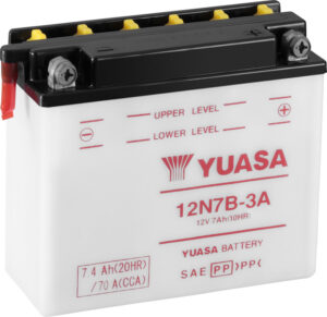 Batterie YUASA 12N7B-3A trocken ohne Säurepack