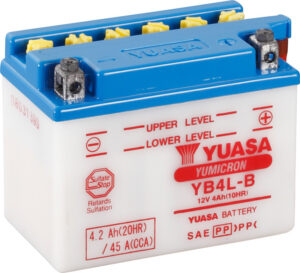 Batterie YUASA YB4L-B mit Säurepack