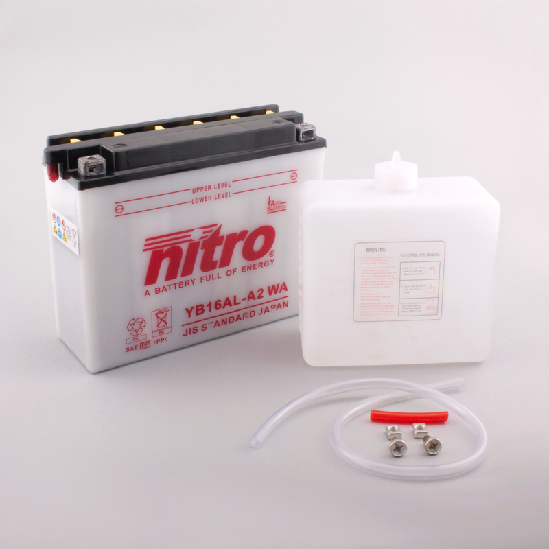 Batterie NITRO NB16AL-A2 WA offen mit Säurepack