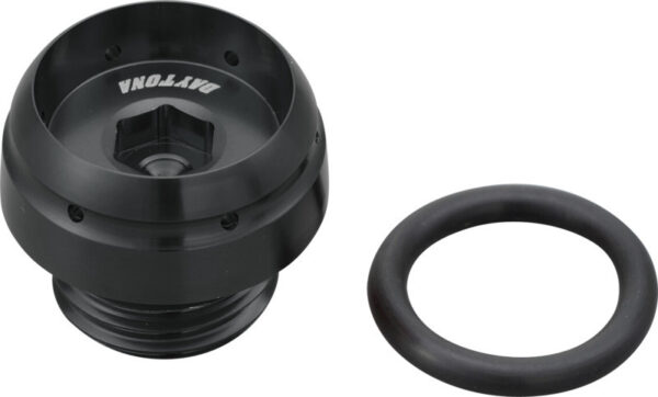 Öleinfüllstutzen Kugel M20 x p2,5 schwarz | Daytona Japan