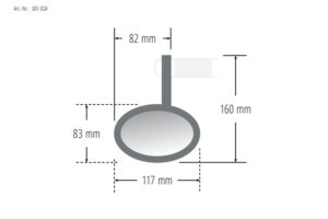 Lenkerendenspiegel VICTORY, 1 Zoll | Highsider | DP301-024