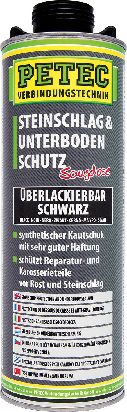 PETEC Steinschlag & Unterbodenschutz schwarz