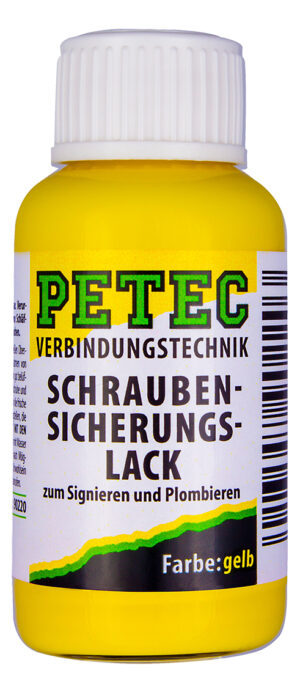 Schraubensicherungslack gelb | PETEC 90120
