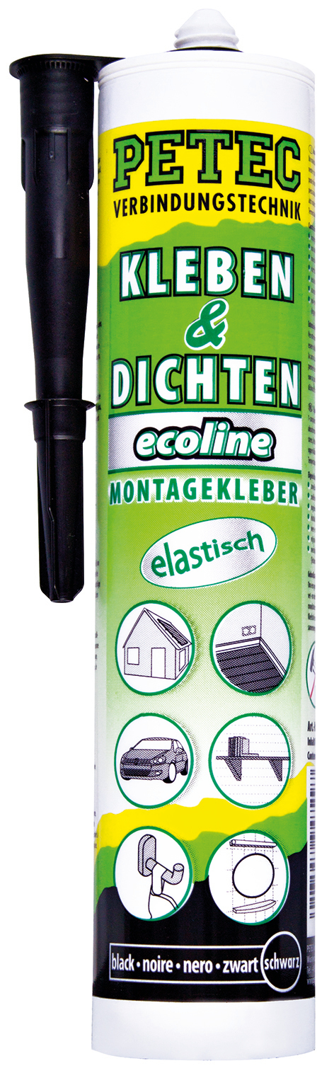 Montagekleber schwarz 290ml | PETEC 94729