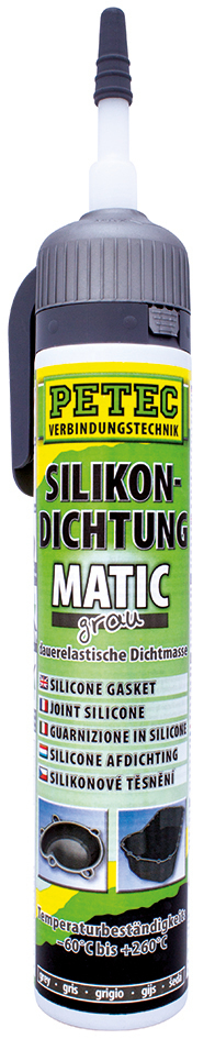 PETEC Silikondichtung grau