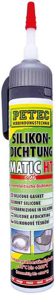 PETEC Silikondichtung rot