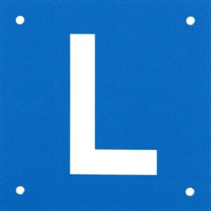 L-Schild Schweiz 12 x 12 cm
