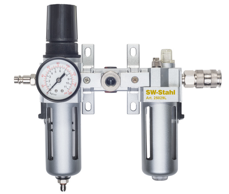 Wartungseinheit Regler / Wasserabscheider / Öler 1/2 IG | SW-Stahl | SW25029L