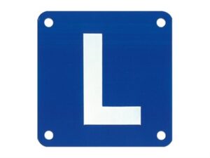 L-Schild aus Alu