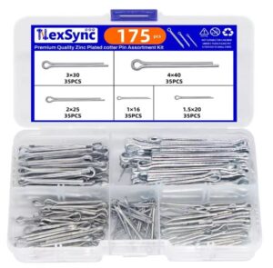 Splinten Set mit 175 Stk. verzinkter Stahl